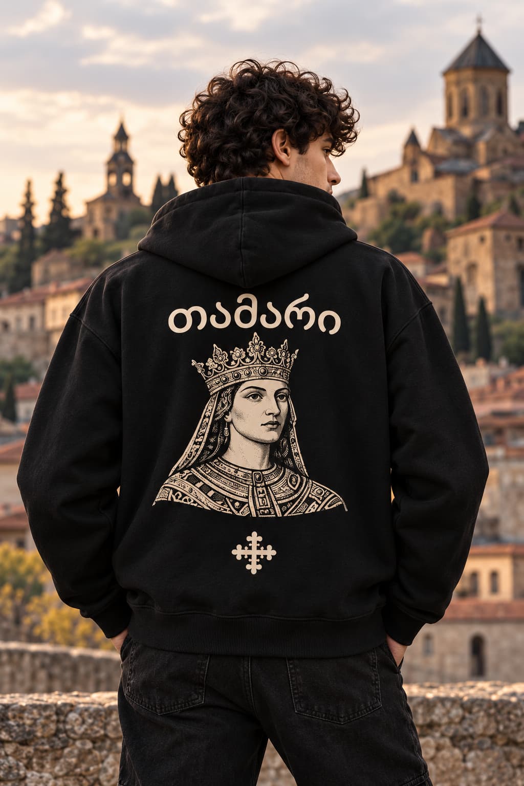 Queen Tamar Zip Hoodie